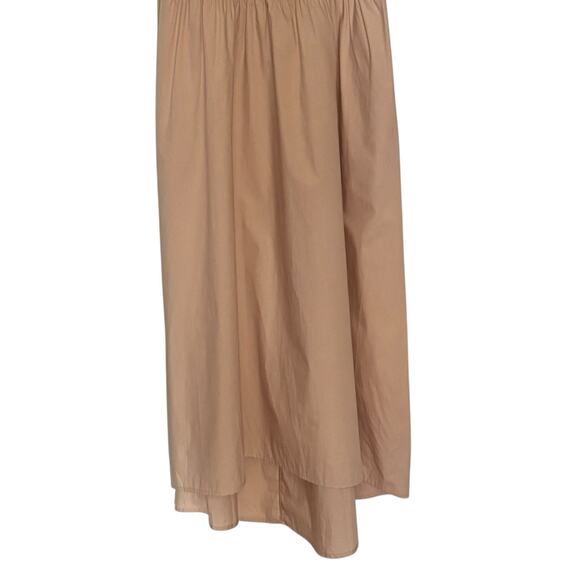 NWT A New Day Beige Knit Tank & Poplin High Low Hem Midi Dress Small Pockets! - Picture 4 of 8